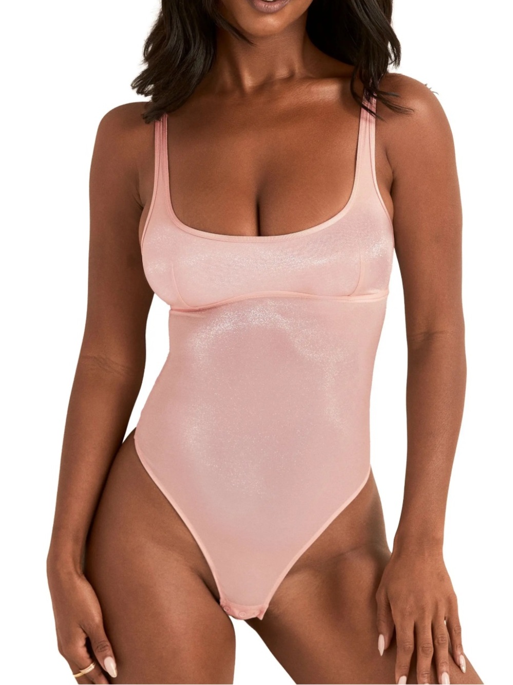 NEW! Adore Me Darby shimmer bodysuit